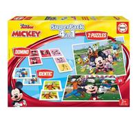 1 jeux éducatifs basiques et 2 puzzles - EDUCA - Educa® Superpack Mickey And Friends