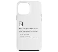 1 John 1:9 Sins Cannot Be Found - Christian Faith PC Error Coque pour iPhone 13 Pro Max