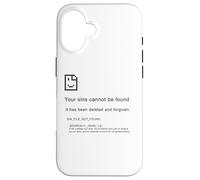 1 John 1:9 Sins Cannot Be Found - Christian Faith PC Error Coque pour iPhone 16