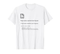 1 John 1:9 Sins Cannot Be Found - Christian Faith PC Error T-Shirt