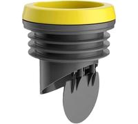 1 joint de bride de toilette, joint d'étanchéité pour bride de toilette, 12,5 x 12,5 cm, PVC, convient pour toilettes, égouts et autres tuyaux