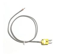 1 joint thermocouple de type K avec mesure de température en fibre de quartz 0,5 à 5 m 0-1000 ℃ (longueur du câble 3 m)