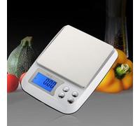 1 kg 2 kg 3 kg / 0.1g 500g / 0.01g Balance numérique en acier inoxydable de cuisine Outils de mesure_onaeatza653