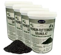 1 kg (4 x 250 g) Lyra Pet® Charbon végétal Premium en granulés pour chiens et chats