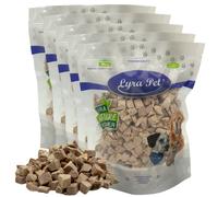 1 kg (5 x 200 g) Lyra Pet® Dés de magret de canard lyophilisés
