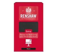 1 kg pâte à sucre noire renshaw - cakesupplies r02832 Noir G