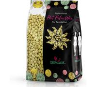 1 Kg Perles De Cire Chocolat Blanc Avec Huile De Coco ¿ Cire Chaude Sans Bandes Pour Épilation Maillot, Jambes, Aisselles, Visage, Homme & Femme ¿ Made In Italy