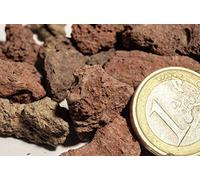 1 kg Pouzzolane, pierre de lave rouge pour Jardin, paillage et décoration à l'intérieur et à l'extérieur, 5 - 15 mm