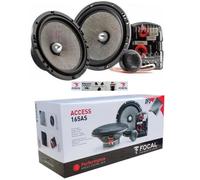 1 kit 2 voies FOCAL ACCESS 165AS 16 5 cm 6 5"" 60 watts rms 120 watts max 4 ohm 91 3 db 2 woofers 2 tweeters 2 crossovers kit paire