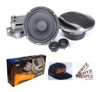 1 kit 2 voies HERTZ PRO CENTO CPK165 16 5 cm 6 5"" 105 watt rms 315 watt max 4 ohm 92 5 db + cap et 3 stickers offerts kit le