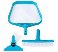 1 Kit Accessoires Piscine, Épuisette Surface, Brosse Paroi, Tête Balai Venturi, Entretien Piscine Label