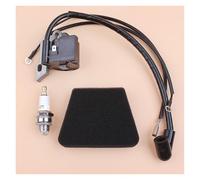 1 kit de bougie d'allumage Module bobine for Partner 350 351 for Mcculloch Mac 335 435 440 pièces rechange tronçonneuse à essence
