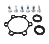 1 kit de conversion de moyeu de vélo en alliage d'aluminium, adaptateur avant/arrière, entretoises, joints, rééquipement d'adaptateurs de vélo, rondelles, joints d'essieu, kits de conversion pour