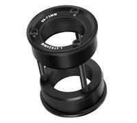 1 kit de conversion de pédalier de vélo CNC en alliage d'aluminium BB 68-73 mm pour VTT et vélo de route Noir