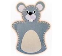 1 kit de création de marionnette à main en feutrine - souris ursus 38560003 G