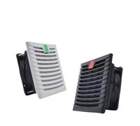 1 kit de filtres for ventilateur d'armoire 803 150 x 150 mm 120 x 38 mm AC EC 115 V 230 V DC 12 V 24 V, ventilateur de refroidissement étanche à la poussière(Black DC12V)