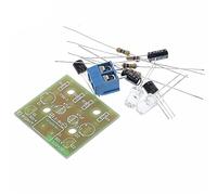 1 kit de Lumière Clignotante Électronique DIY 3-9 V CC,Lumière Clignotante LED 5 mm, kit de Pratique de Soudage de Circuits Imprimés avec Suite de Basculeurs Clignotants LED