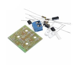 1 kit de Lumière Clignotante Électronique DIY 3-9 V CC,Lumière Clignotante LED 5 mm, kit de Pratique de Soudage de Circuits Imprimés avec Suite de Basculeurs Clignotants LED
