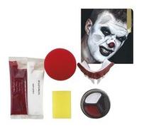 1 Kit de maquillage Clown Horreur pour la fête d'Halloween REF/20600 multicolore G