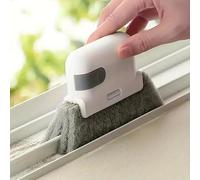 1 kit de nettoyage multifonction 2 en 1 pour fenêtres et gouttières, couleur gris