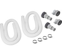 1.kit de remplacement de tuyau de filtre de piscine de 5 pouces avec colliers de serrage Adaptateur de tuyau Remplacement de tuyau de pompe de piscine