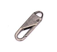 1 kit de réparation de fermeture éclair de rechange pour fermeture éclair en métal pour tête King à ressorts à profil bas, b, One Size