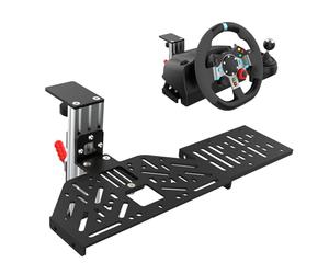 1 kit de support de table pour sim Racing Wheel Stand Simulateur de cockpit Wheel Stand Support de levier de vitesse pour Logitech G25 G27 G29 G920 G923 Thrustmaster T248 T300 T-GT TS-PC T500 T818