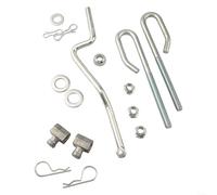 1 kit de suspension de pont de tondeuse pour D105 D110 L100 La125, pièce de rechange en métal argenté Gx24864 Gx20497 pour réparation de tondeuse de jardin