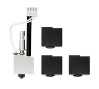 1 Kit D'extrudeuse D'imprimante 3D Bloc 0.4mm Chauffant de Buse Kit de Remplacement de Thermistance avec Extra 2 Pièces de Couverture en Silicone pour Kobra S1,S1 Combo