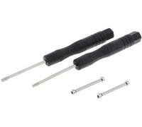 1 kit d'outils de réparation de montre - Kit d'adaptateur de bracelet de montre - Tige de connexion + tournevis pour montre Garmin Fenix 3/Fenix 5X (argent)