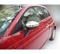 1 Kit Inox Rétroviseur Couvercles Chrome pour Fiat 500 à partir de 2007