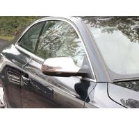 1 Kit Inox Rétroviseur Couvercles V2A pour Capuchons Décoratifs Audi A3 A4 A5