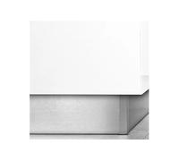 (1 Kit) Kit de plinthes de cuisine, avec accessoires union, hauteur 100 mm, 4,7 m, plastique, anodisé satiné.