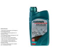 Addinol Huile moteur Super Light 5W-40 A3/B4 1 L