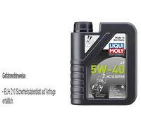 Huile moteur moto 4 temps 5W-40 HC Scooter API SN PLUS JASO 1 litre Liqui Moly