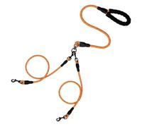 1 laisse réglable portable pour animal domestique avec poignées doubles et réfléchissantes pour chien, nuit D4I7 rétractable