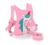 1 laisse rose, bride réglable, ceinture de sécurité pour la marche, corde pour enfant, convient pour les enfants pour la marche et les voyages.