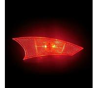 1 lampe de vélo rechargeable, 1 lampe à rayons LED, chargement USB, décoration de vélo, détecteur de mouvement intelligent, allumage automatique, léger et étanche pour vélo de route, sécurité de nuit