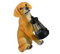 1. Lampe solaire de jardin en forme de grenouille en résine avec LED solaire