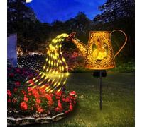 1 lampe solaire de jardin pour extérieur,Décoration de jardin,Guirlande solaire étanche,Elfe,Métal,LED,Chemin de pieu décoratif,Balcon