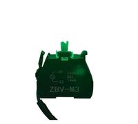1 lampe témoin lumineuse for bouton-poussoir XB4/XB5 ZB4 ZBV-M3 ZBV-B3 ZBV-B4 B5 B1(Green,220V)
