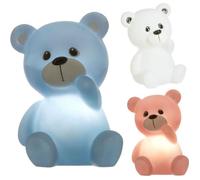 1 LAMPE VEILLEUSE OURSON LED 14 X 9 X 7 CM ENFANT LED DECO