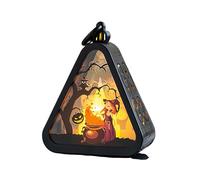 1 lanterne citrouille d'Halloween en plastique portable pour transporter la lumière de décoration de fête accessoires de décoration de scène de fête décorations de tours ou de friandises