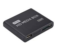 1 Lecteur Multimédia Mini, Support 1080P, HDMI, USB, Carte SD, Disque Dur Externe, Sortie AV, Décodeur Vidéo pour TV .