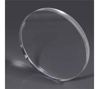 1 lentille Ronde Plate en Verre de 41 à 60 mm de diamètre for Lampe Torche LED, Lampe Frontale(52mm)