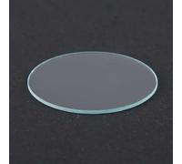 1 lentille ronde plate en verre trempé 35-75 mm - Lentille optique haute clarté for miroirs et projets(40MM*10MM)