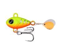 1 leurre de pêche en métal coulant, 6 g, 10 g, 14 g, 17 g, 20 g, 25 g, avec Queue rotative, for pêche au Bar, cuillère, wobbler(C,20G)