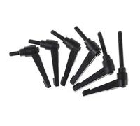 1 levier de serrage noir M8 16-60 mm, poignée réglable pour machines, verrouillage, filetage mâle externe,