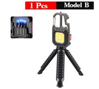 1 Light and 1 Tripod Mini lampe de poche LED aste, lampe porte-clés, lampe de travail, camping en plein air, tournevis de poche portable, hamme de sécurité ""Nipseyteko