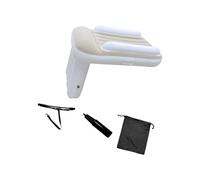 1 lit de voyage pour tout-petits - Flocage doux - Montage facile en quelques minutes - Garde-corps sûr pour les vacances en famille - Lit de voyage gonflable